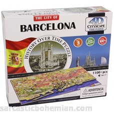 4D Cityscape Barcelona Spain Time Puzzle B00DLX51IO